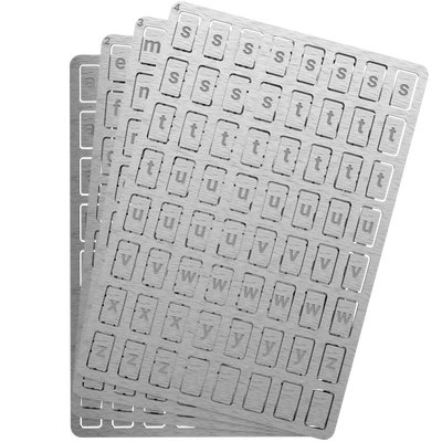 Lower Case Letters - 256 Tiles
