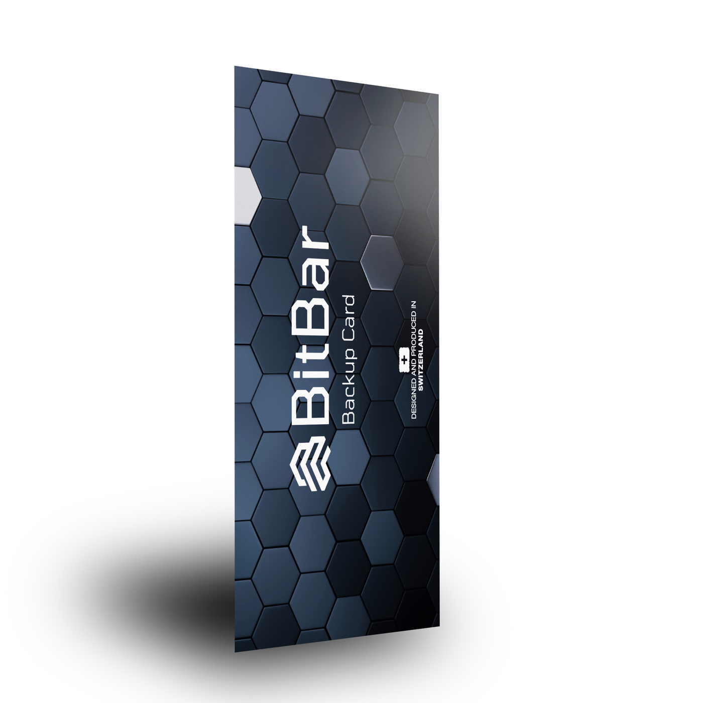 BitBar - 3x BackUp Cards Made of Durable Polymer + Security Bags - Seed Phrase Wallet - Up to 24 Words